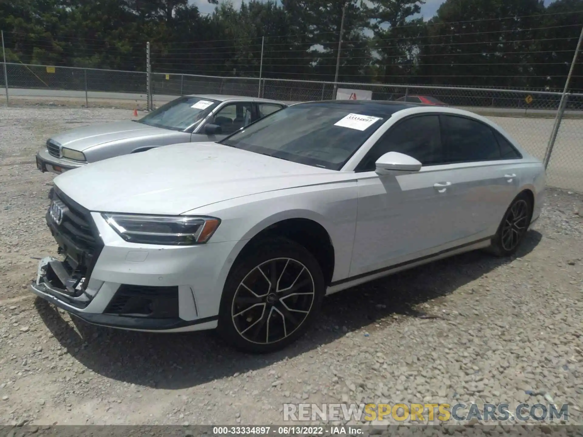 2 Photograph of a damaged car WAU8EAF88LN005247 AUDI A8 L 2020