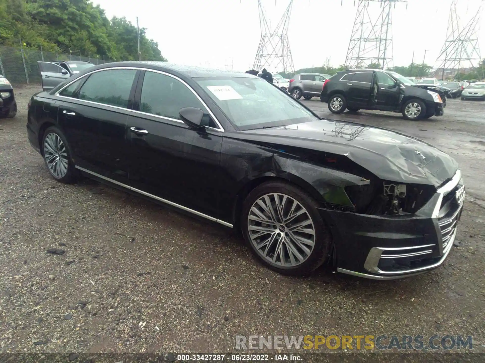 1 Photograph of a damaged car WAU8DAF89MN004547 AUDI A8 L 2021