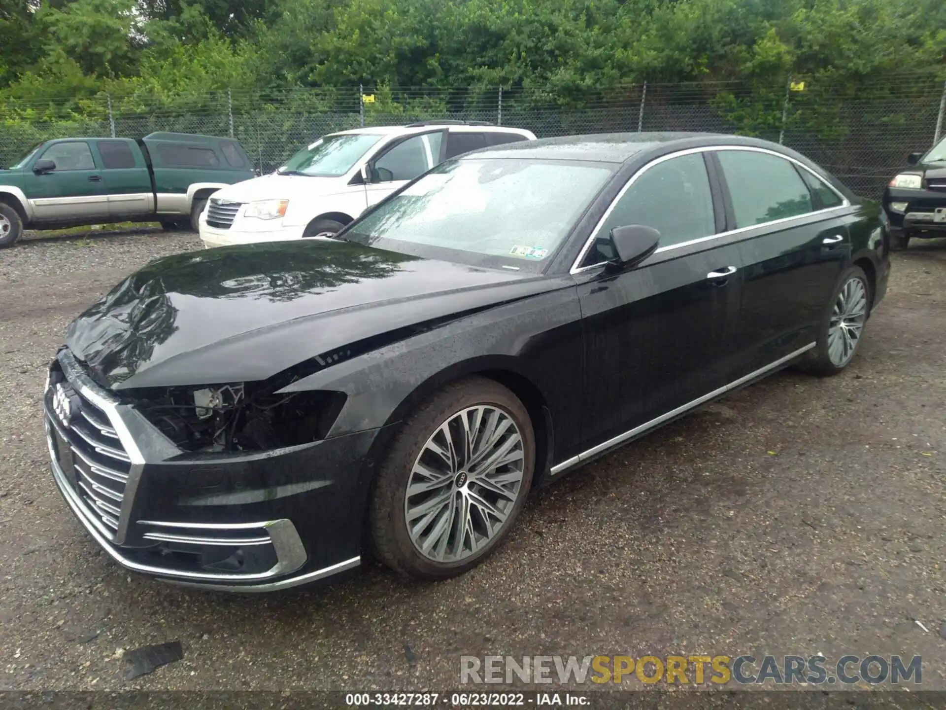 2 Photograph of a damaged car WAU8DAF89MN004547 AUDI A8 L 2021