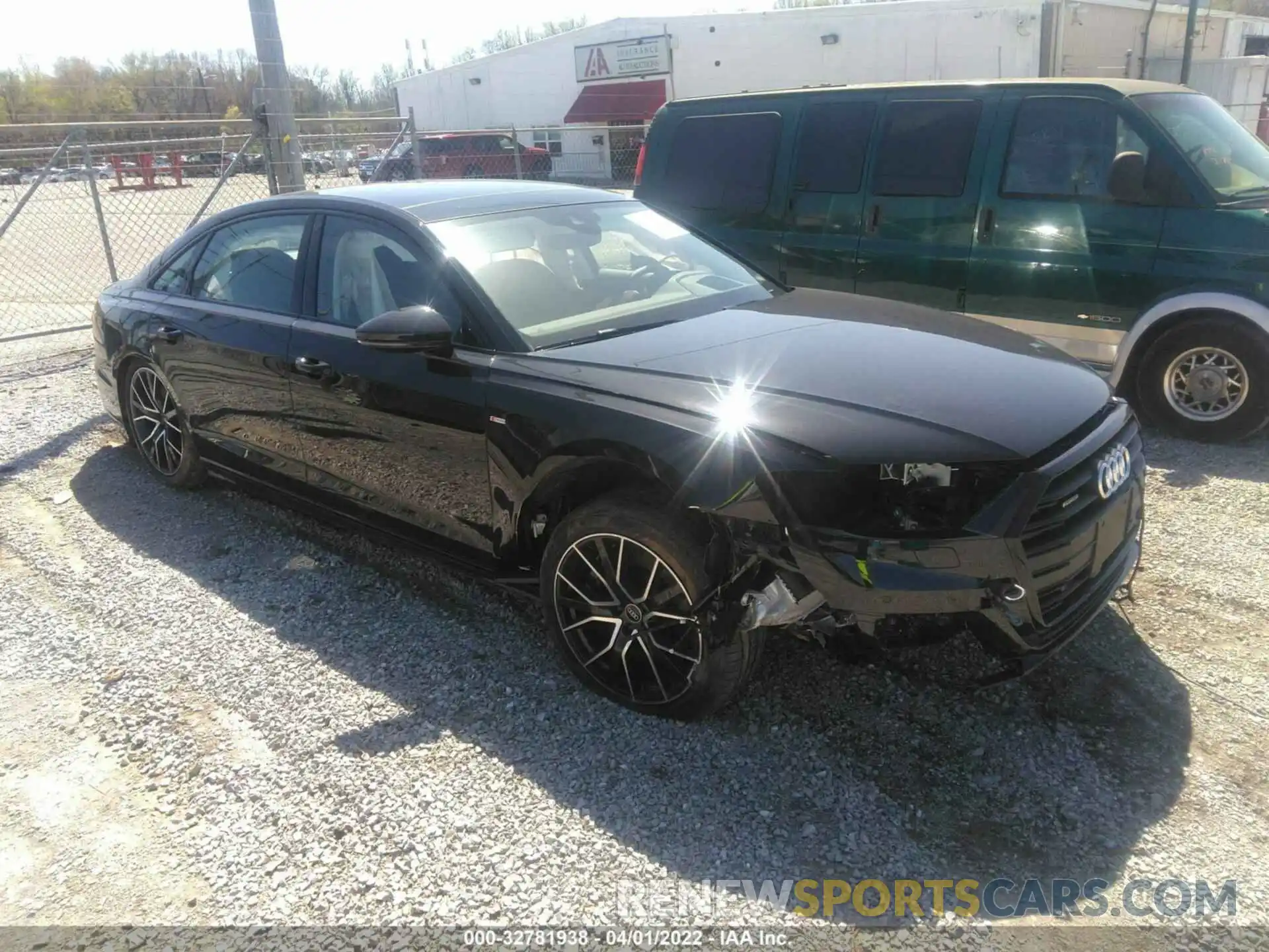 1 Photograph of a damaged car WAU8EAF86MN029712 AUDI A8 L 2021