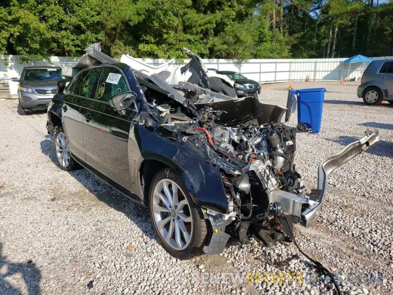 1 Photograph of a damaged car WAUFNAF49KN020035 AUDI ALL OTHER 2019