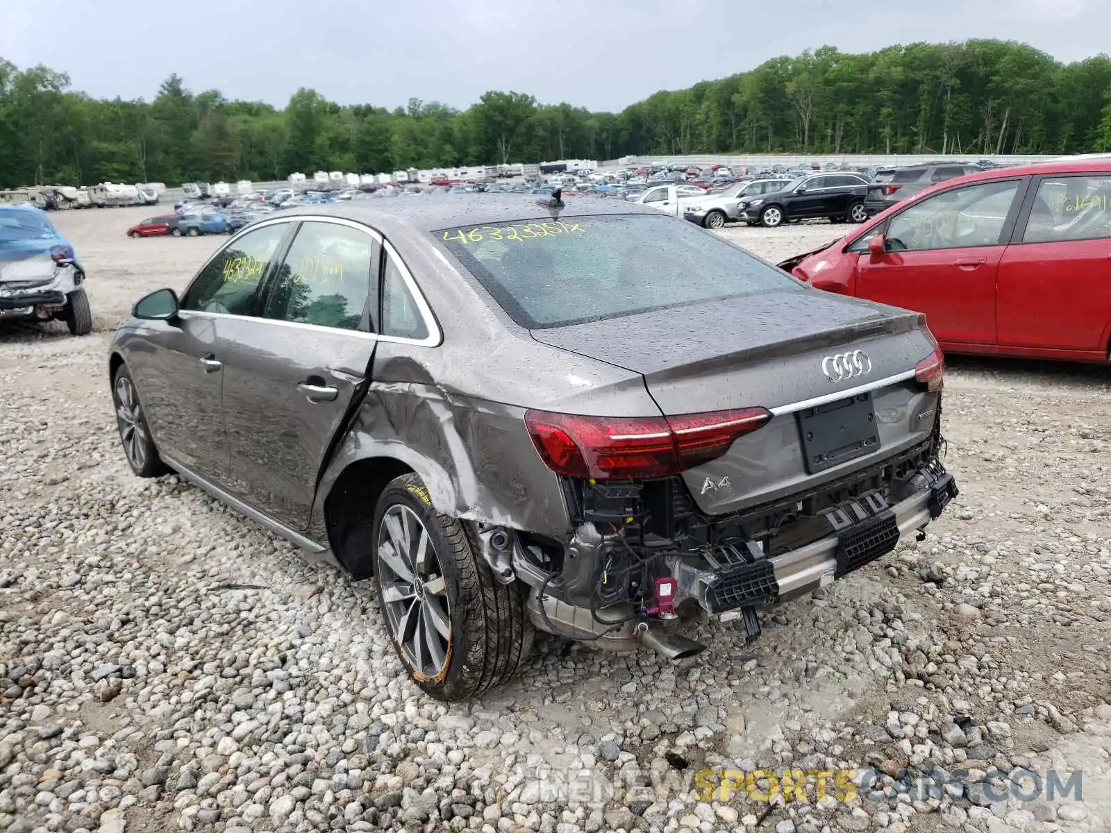 3 Photograph of a damaged car WAUBBAF46MA031480 AUDI ALL OTHER 2021