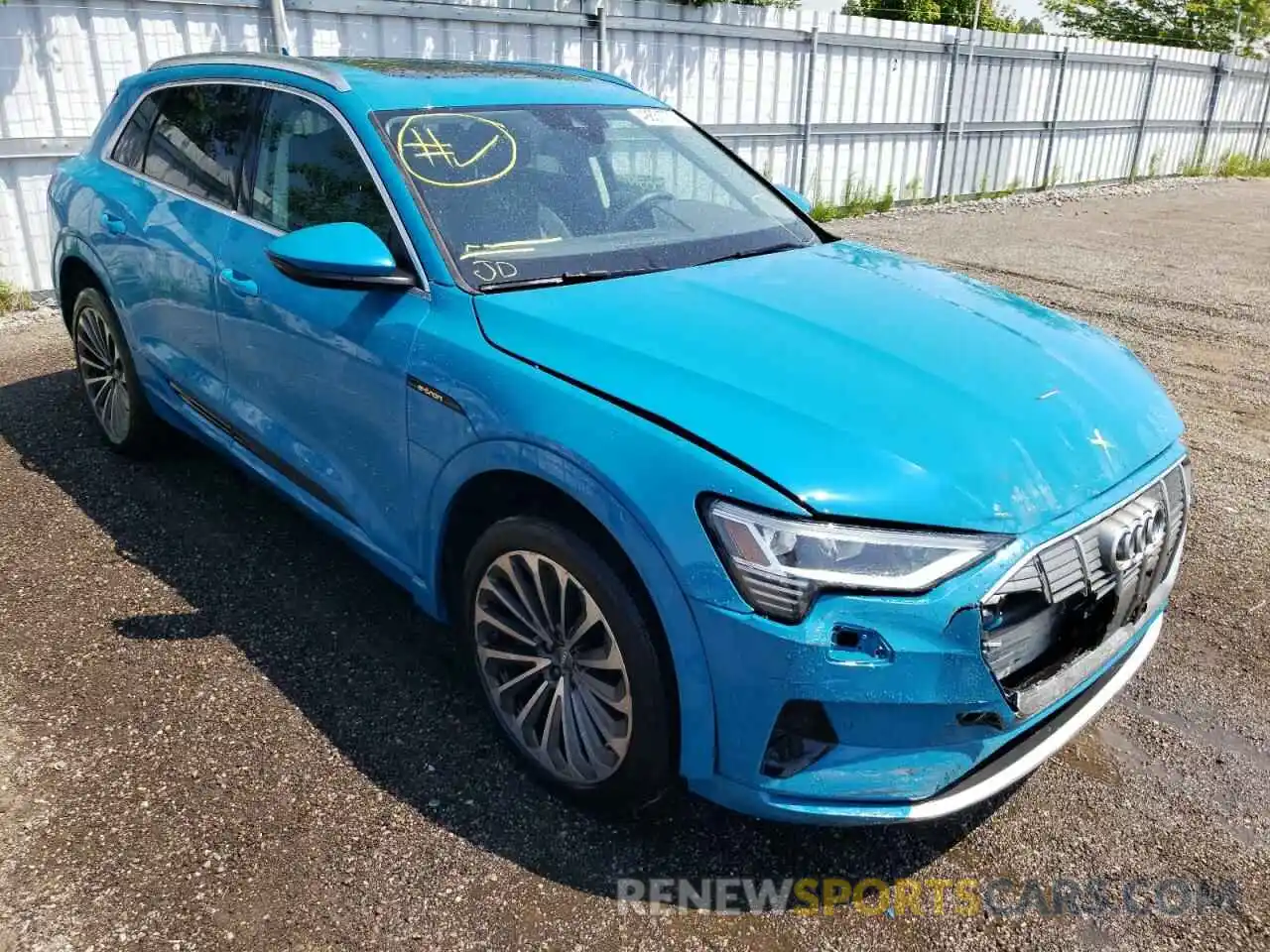 1 Photograph of a damaged car WA1AAAGE9KB013498 AUDI E-TRON 2019