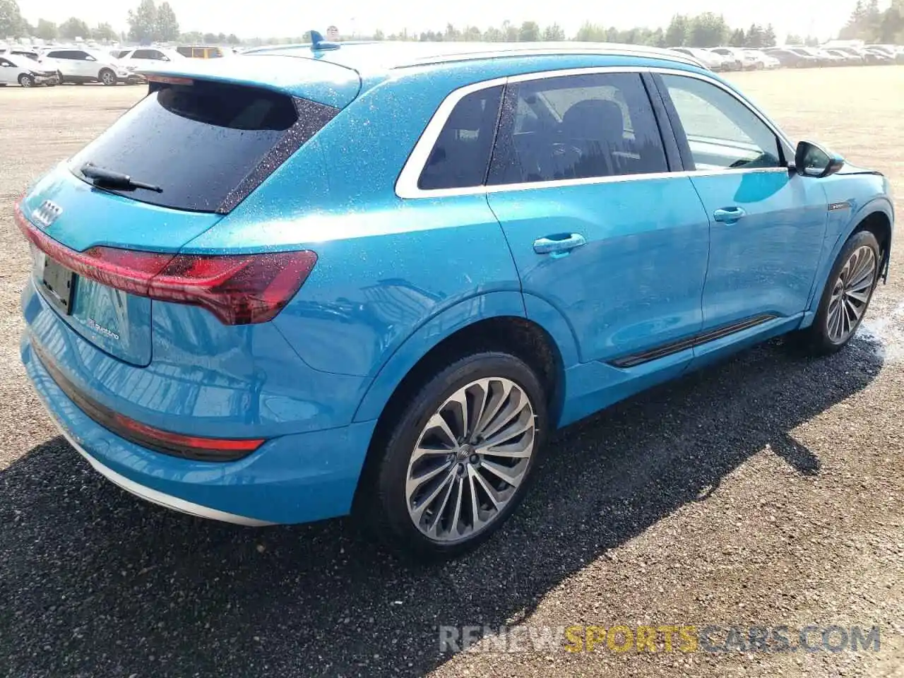 4 Фотография поврежденного автомобиля WA1AAAGE9KB013498 AUDI E-TRON 2019