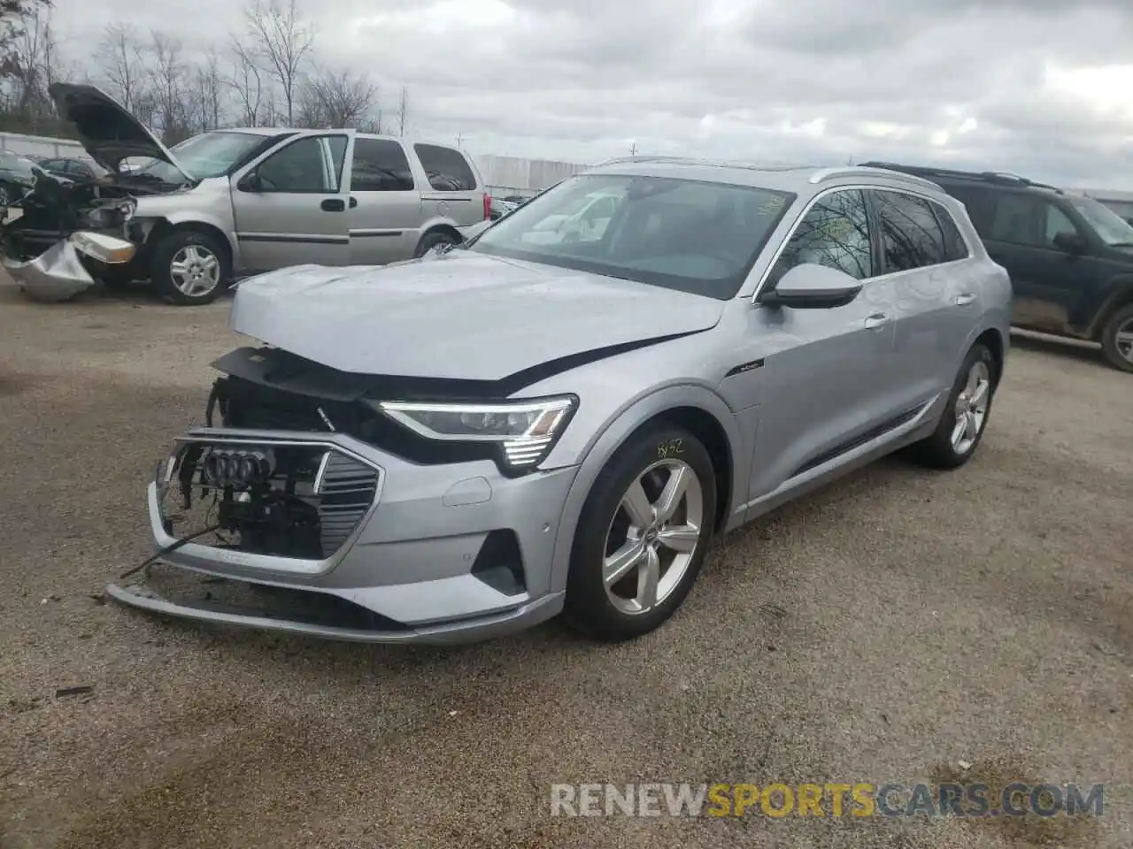 2 Photograph of a damaged car WA1LAAGE0KB022258 AUDI E-TRON 2019