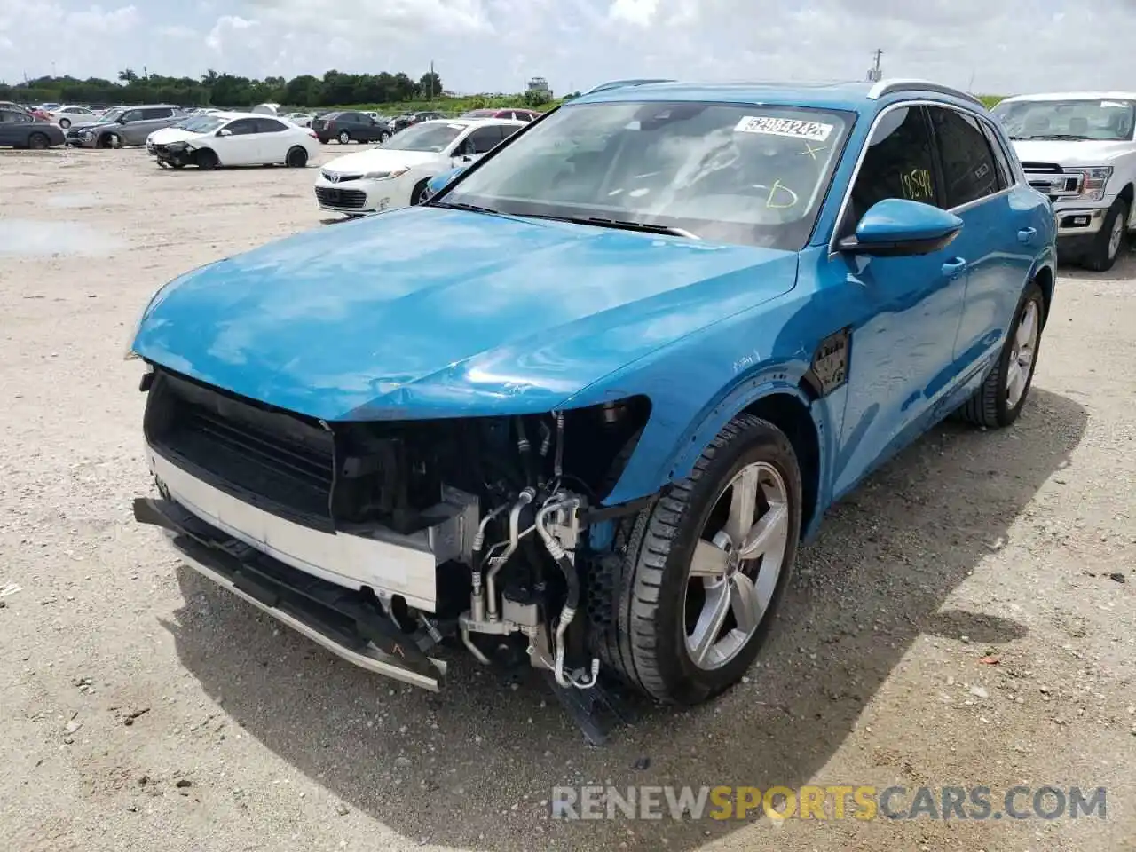 2 Photograph of a damaged car WA1LAAGE2KB022018 AUDI E-TRON 2019