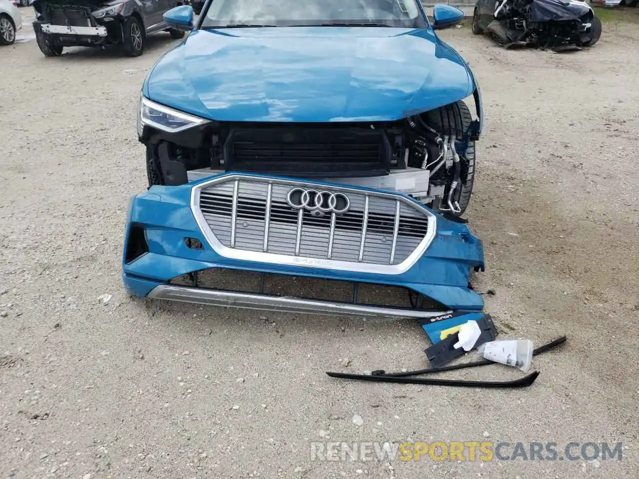 9 Photograph of a damaged car WA1LAAGE2KB022018 AUDI E-TRON 2019