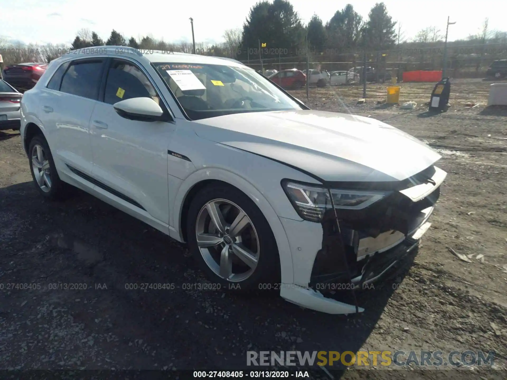 1 Photograph of a damaged car WA1LAAGE4KB024059 AUDI E-TRON 2019