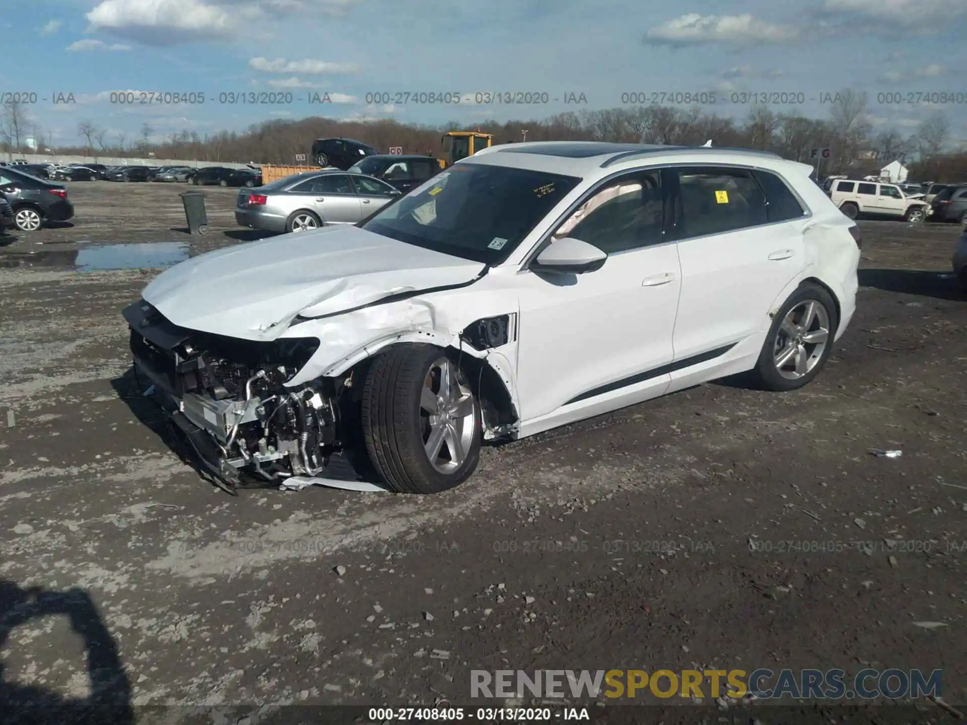 2 Photograph of a damaged car WA1LAAGE4KB024059 AUDI E-TRON 2019