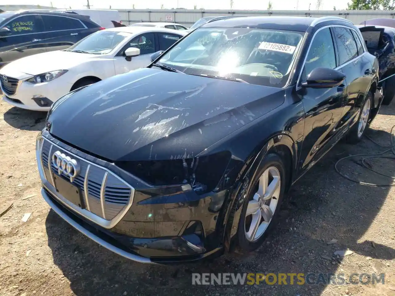 2 Photograph of a damaged car WA1LAAGE5KB020456 AUDI E-TRON 2019