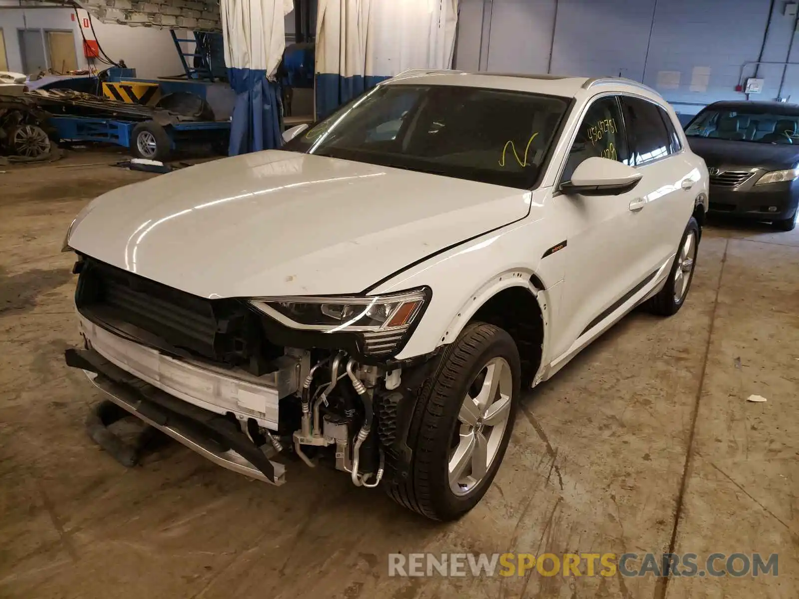 2 Photograph of a damaged car WA1LAAGE6KB022281 AUDI E-TRON 2019