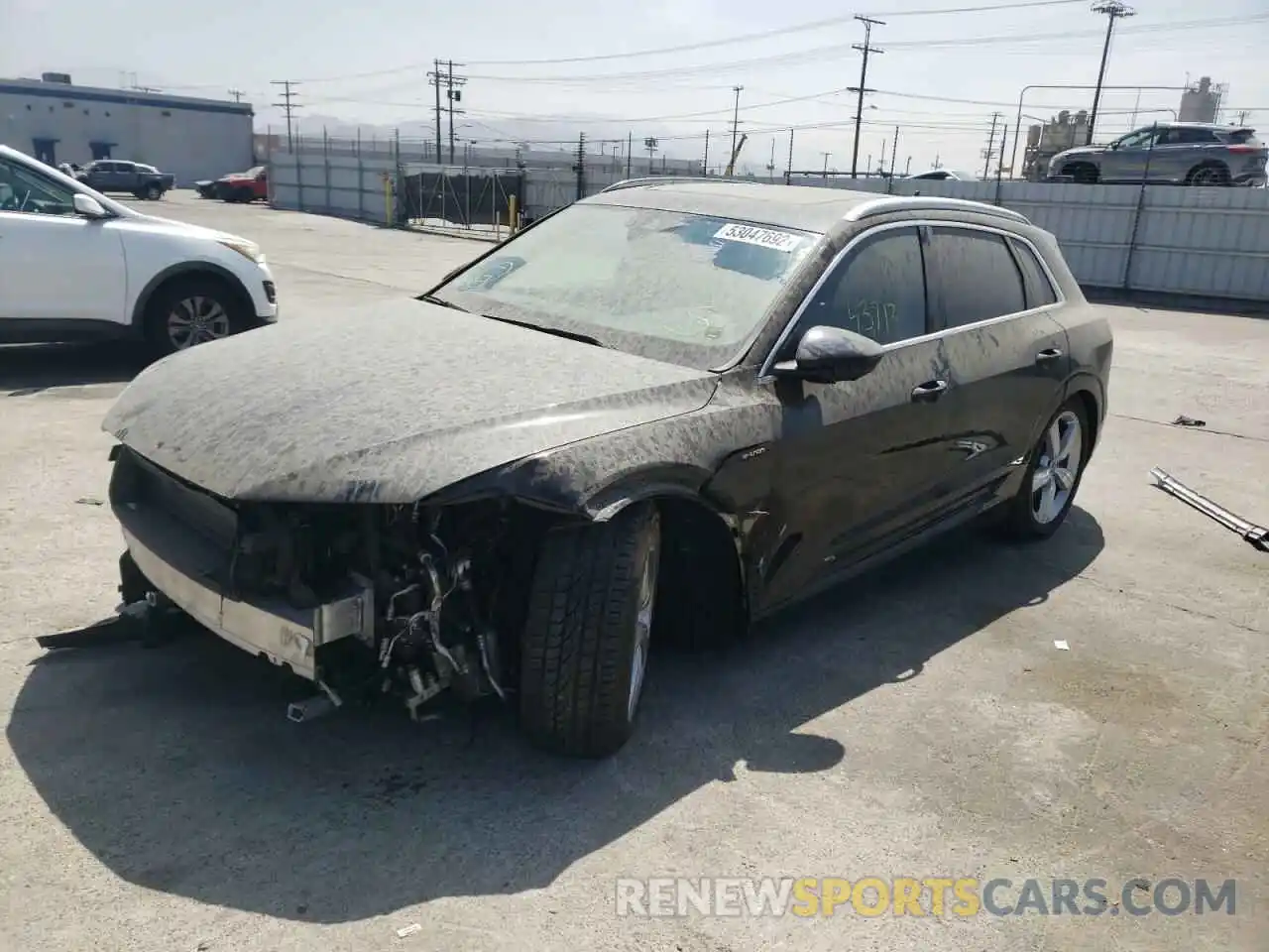 2 Photograph of a damaged car WA1LAAGE6KB024256 AUDI E-TRON 2019