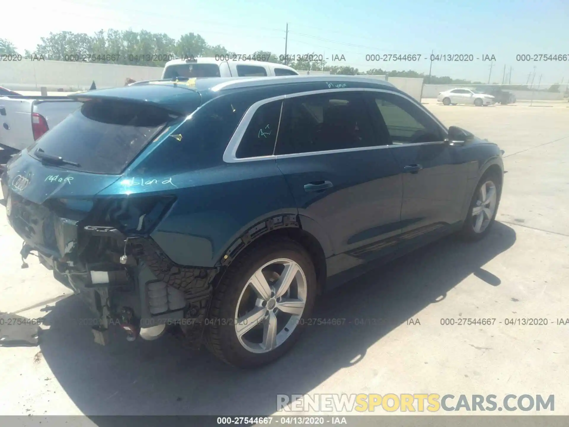 4 Photograph of a damaged car WA1LAAGE7KB020829 AUDI E-TRON 2019