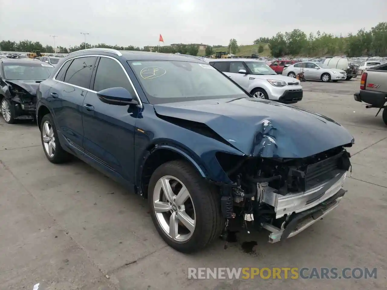 1 Photograph of a damaged car WA1LAAGE7KB022337 AUDI E-TRON 2019