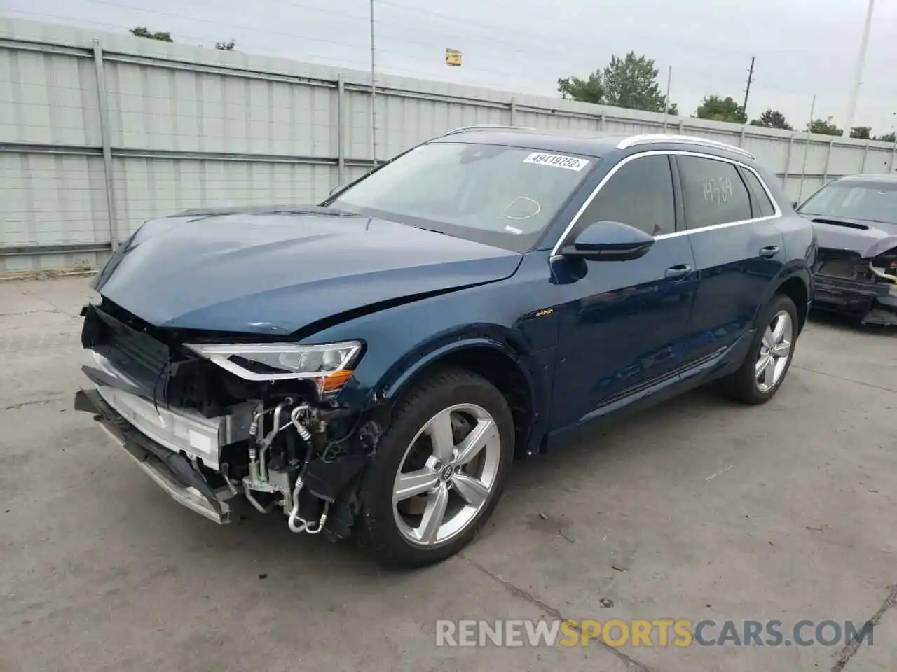 2 Photograph of a damaged car WA1LAAGE7KB022337 AUDI E-TRON 2019