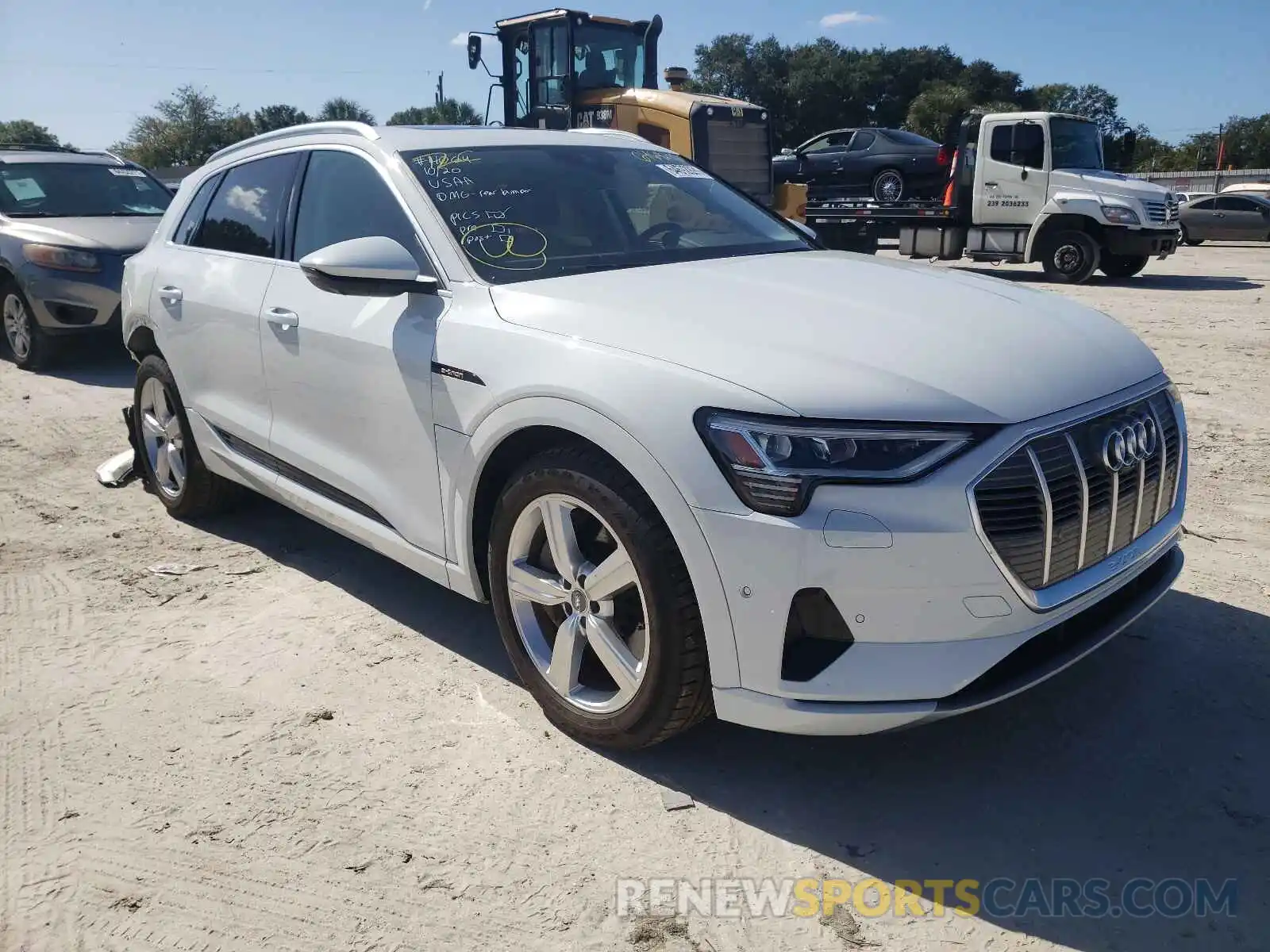 1 Photograph of a damaged car WA1LAAGE8KB004817 AUDI E-TRON 2019