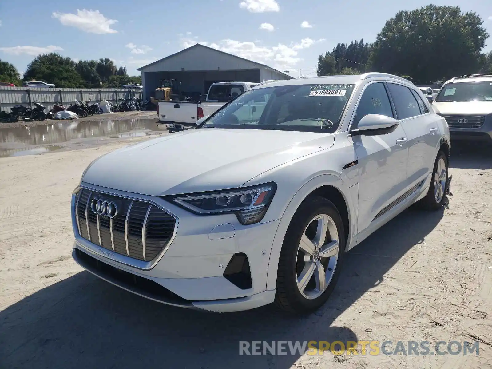 2 Photograph of a damaged car WA1LAAGE8KB004817 AUDI E-TRON 2019