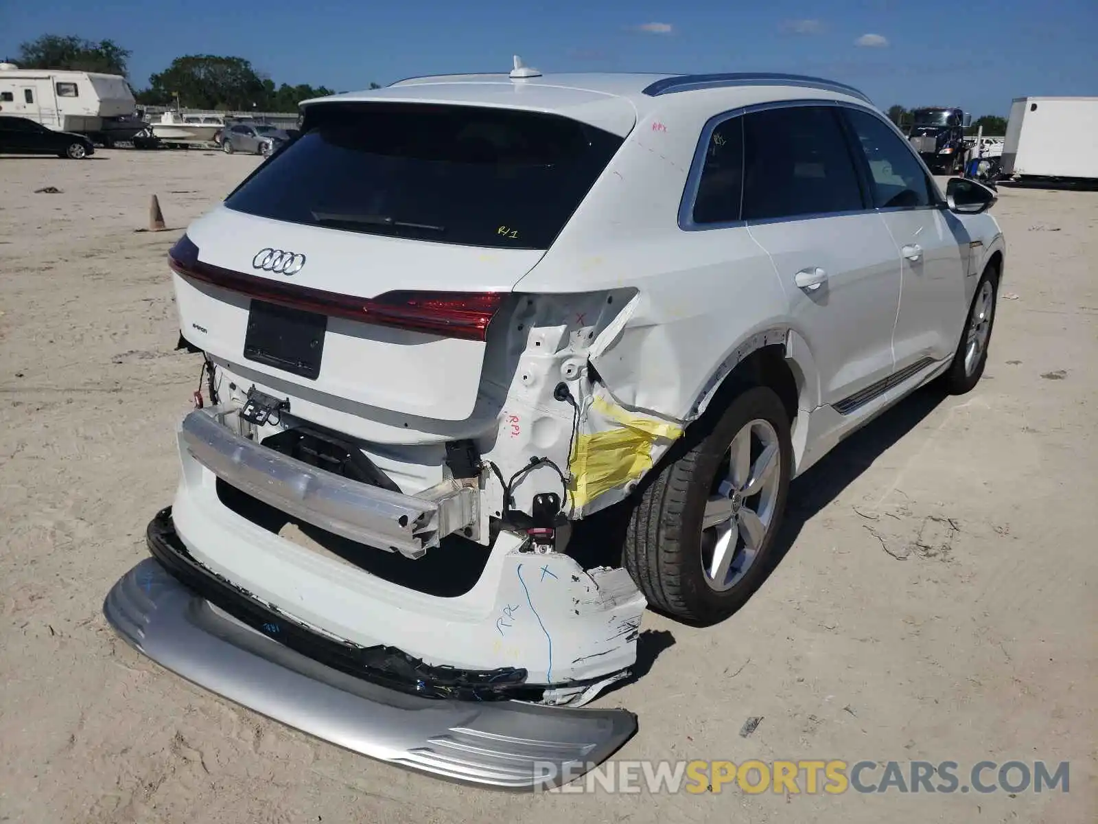 4 Photograph of a damaged car WA1LAAGE8KB004817 AUDI E-TRON 2019