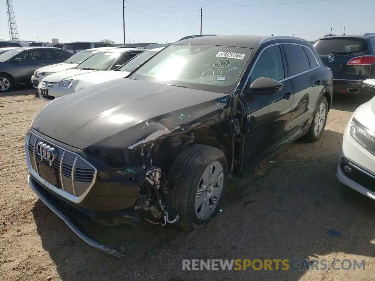 2 Photograph of a damaged car WA1LAAGE8KB010259 AUDI E-TRON 2019