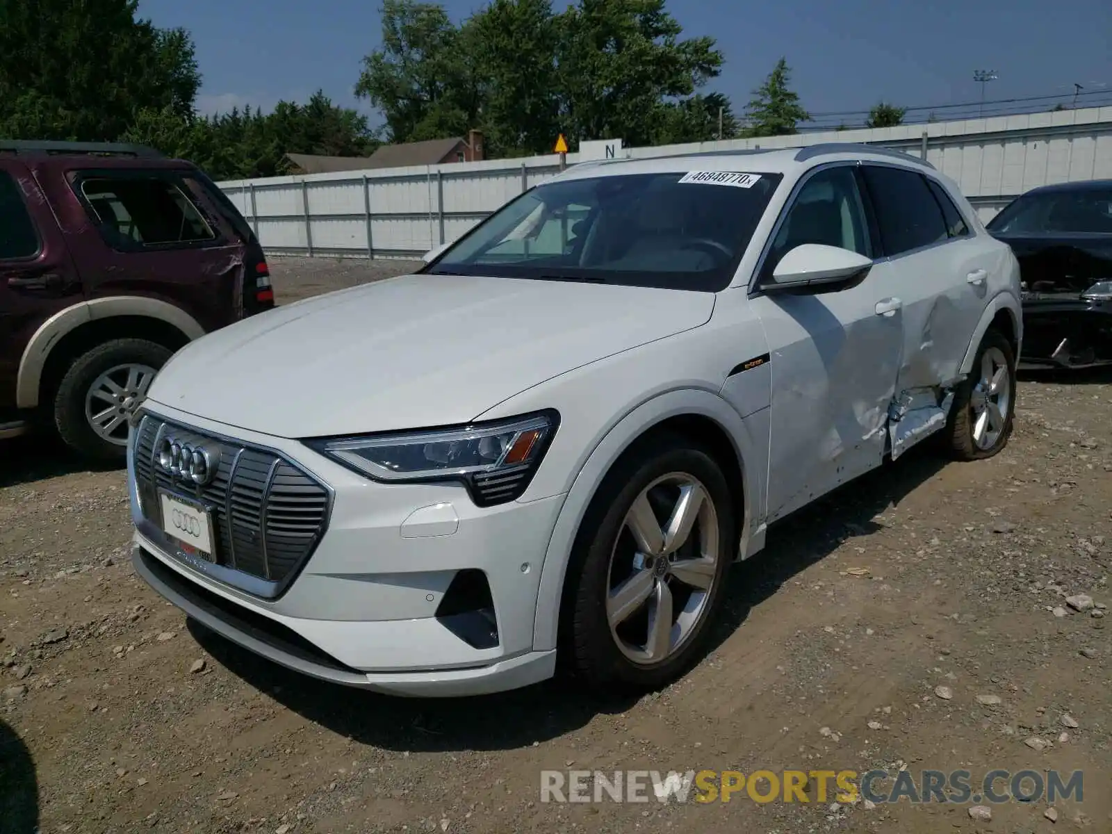 2 Photograph of a damaged car WA1LAAGE8KB023500 AUDI E-TRON 2019