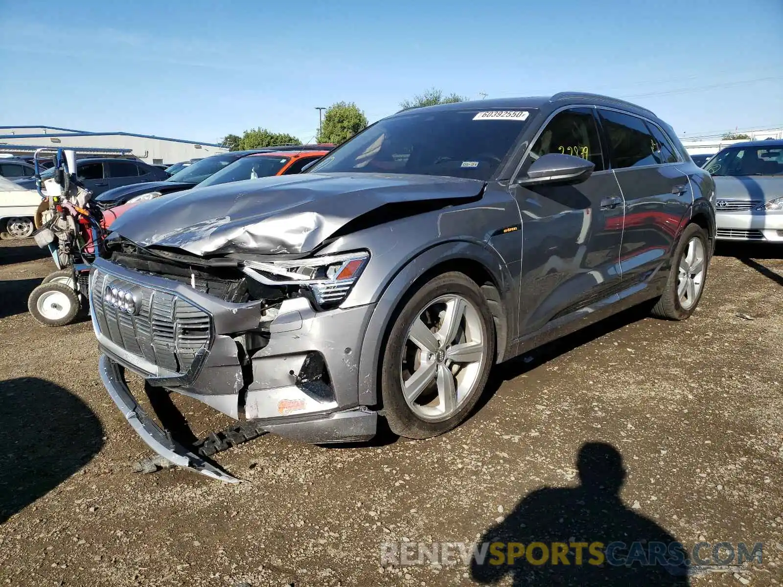 2 Photograph of a damaged car WA1LAAGEXKB007816 AUDI E-TRON 2019