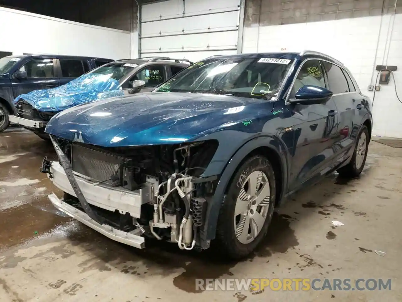 2 Photograph of a damaged car WA1LABGE0KB025005 AUDI E-TRON 2019