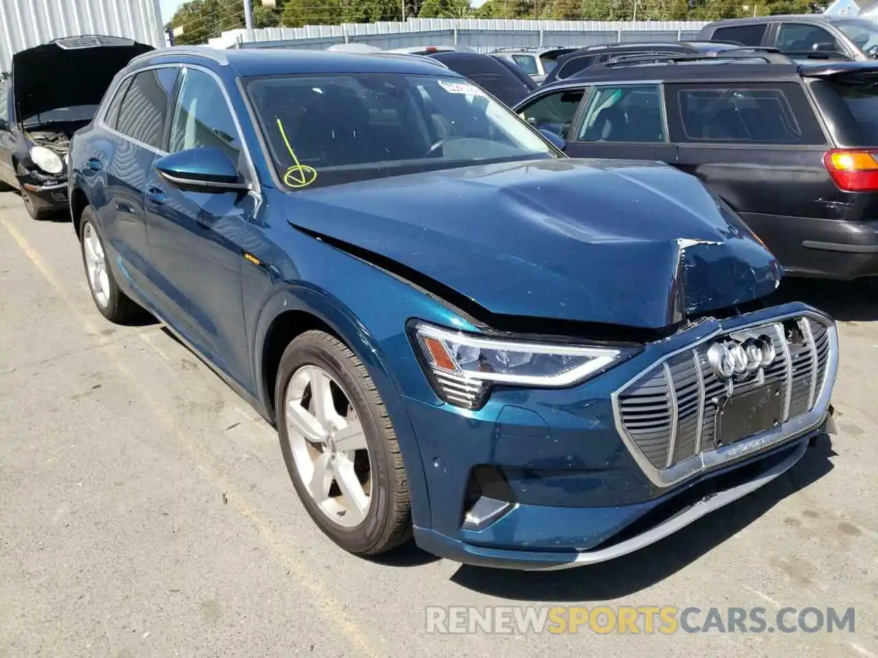 1 Photograph of a damaged car WA1LABGE2KB012000 AUDI E-TRON 2019