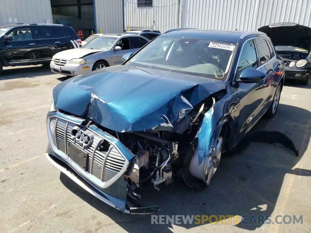 2 Photograph of a damaged car WA1LABGE2KB012000 AUDI E-TRON 2019