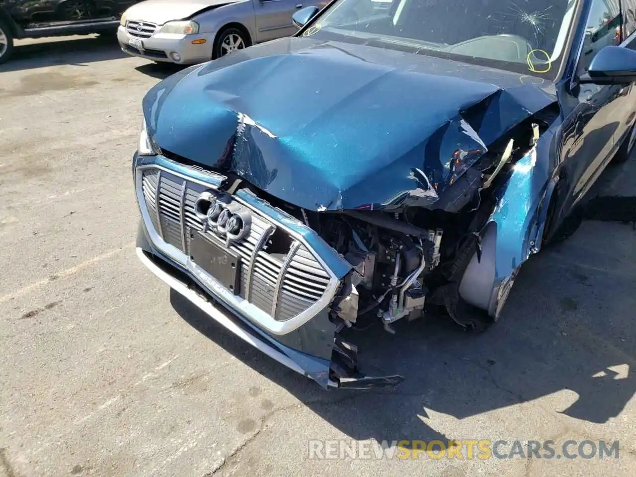 9 Photograph of a damaged car WA1LABGE2KB012000 AUDI E-TRON 2019