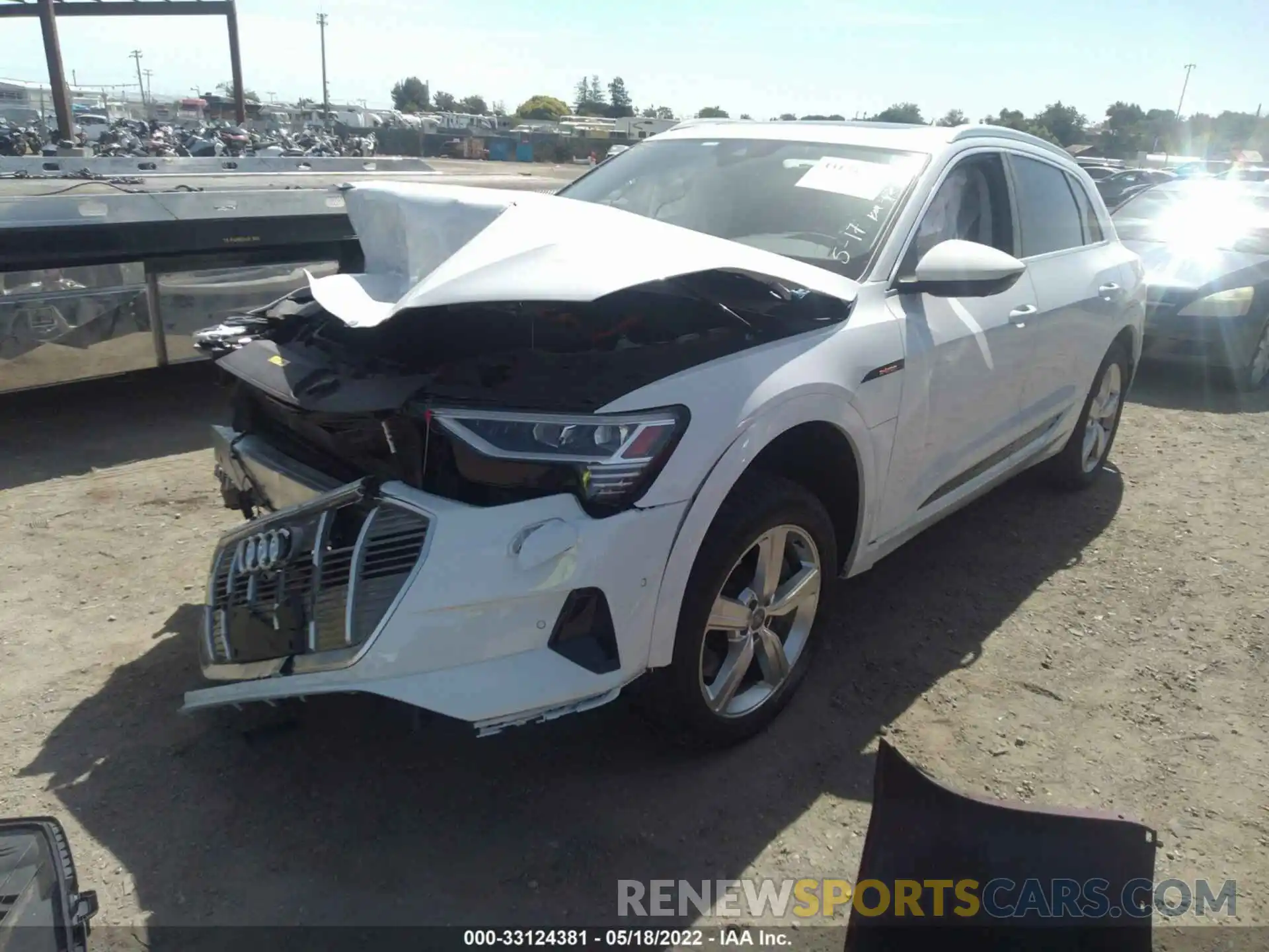 2 Photograph of a damaged car WA1LABGE2KB014779 AUDI E-TRON 2019