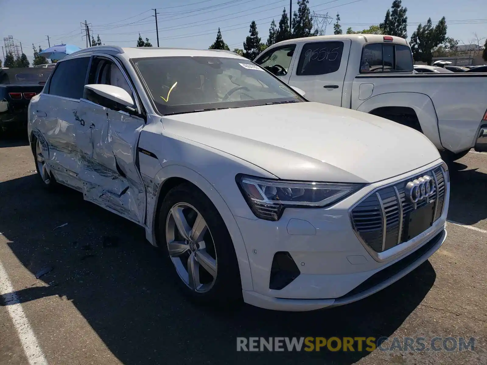 1 Photograph of a damaged car WA1LABGE3KB021837 AUDI E-TRON 2019