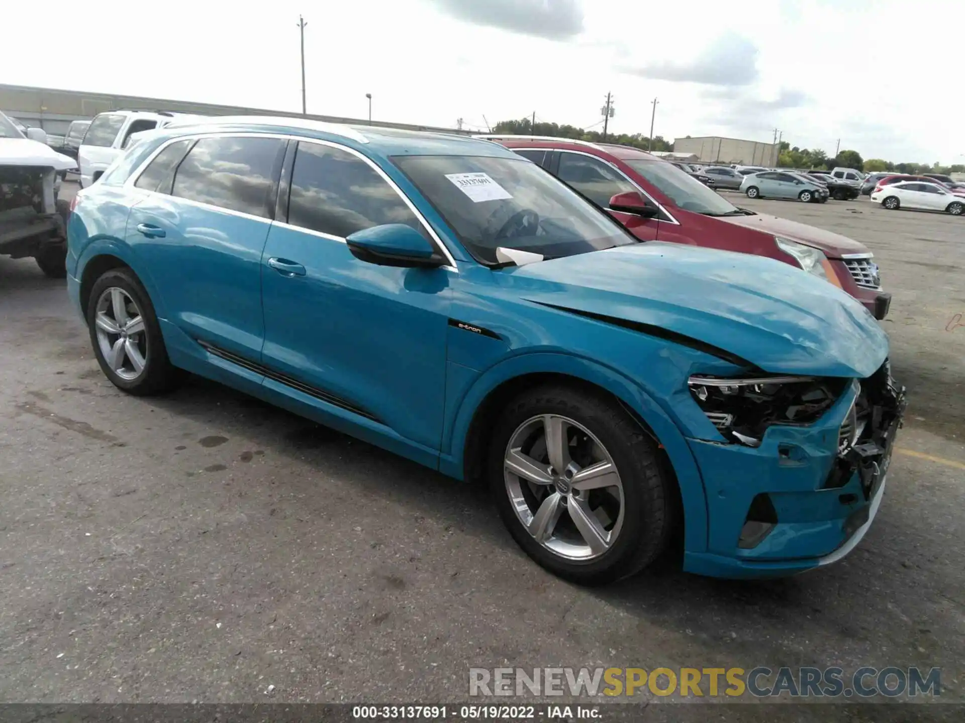 1 Photograph of a damaged car WA1LABGE6KB015482 AUDI E-TRON 2019