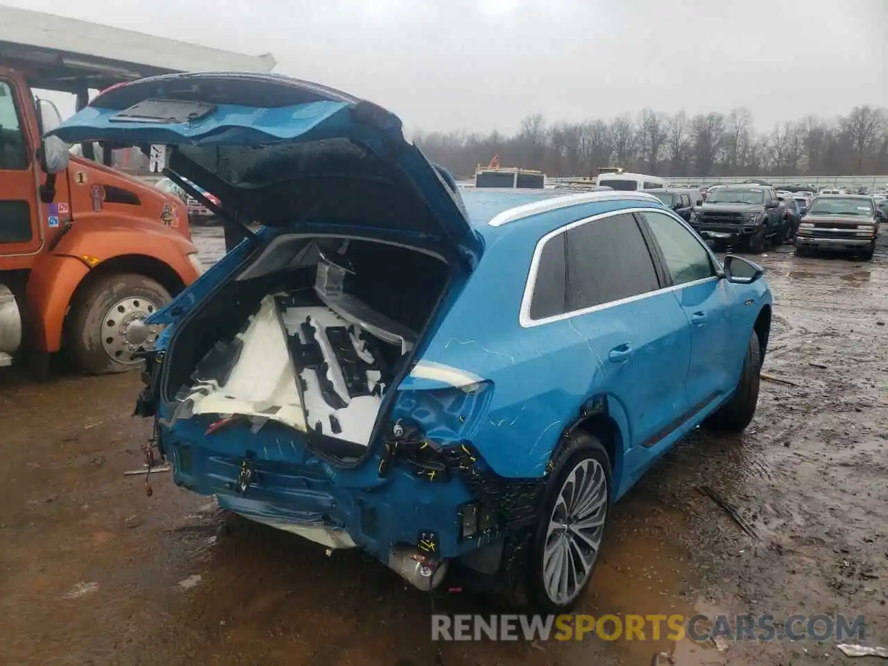 4 Photograph of a damaged car WA1VAAGE0KB022155 AUDI E-TRON 2019