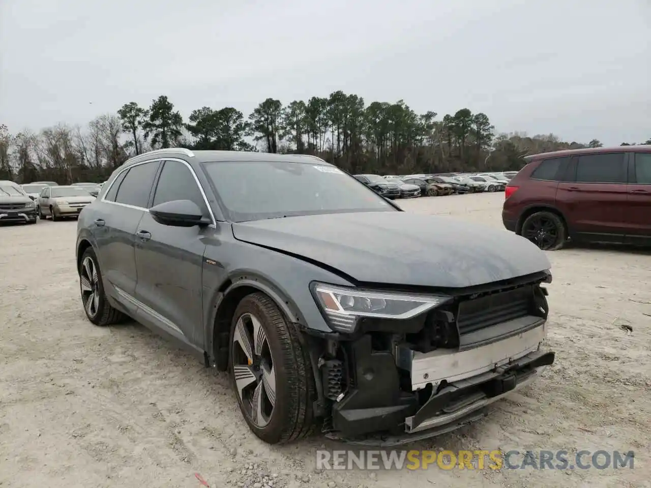 1 Photograph of a damaged car WA1VAAGE1KB007020 AUDI E-TRON 2019