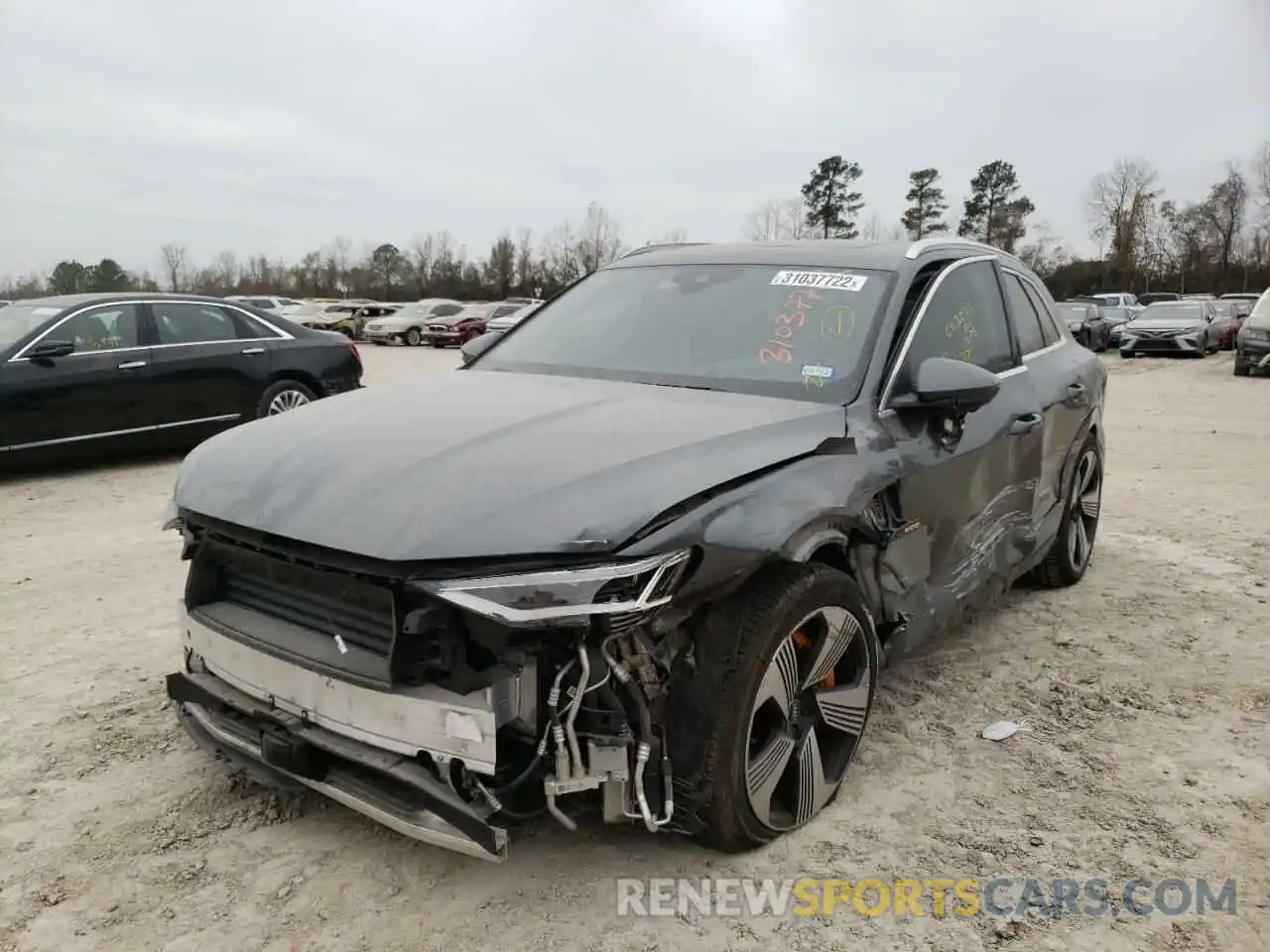 2 Photograph of a damaged car WA1VAAGE1KB007020 AUDI E-TRON 2019