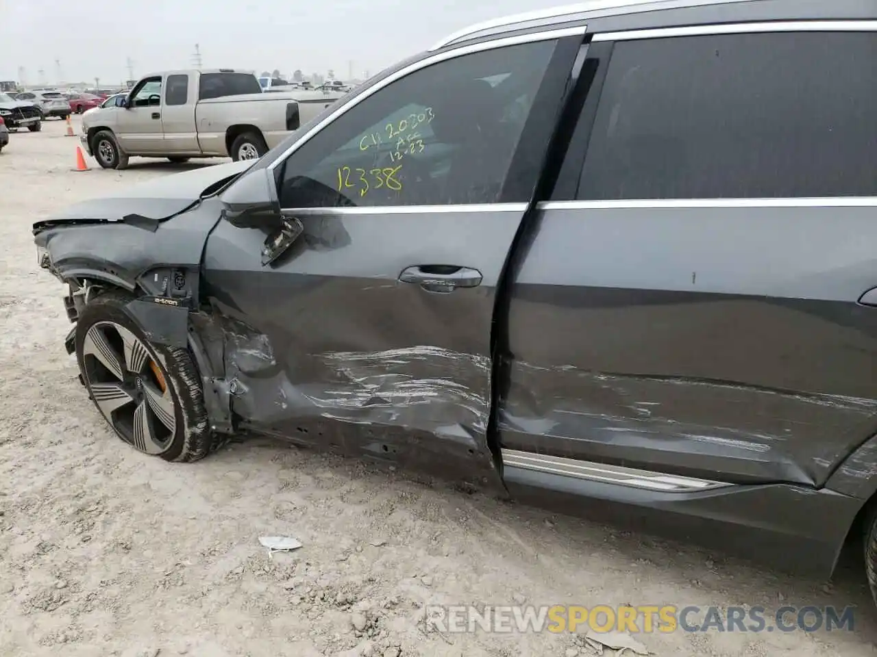 9 Photograph of a damaged car WA1VAAGE1KB007020 AUDI E-TRON 2019