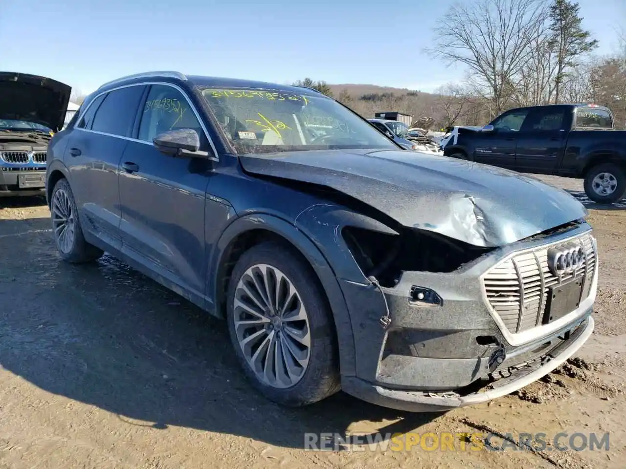 1 Photograph of a damaged car WA1VAAGE1KB007695 AUDI E-TRON 2019