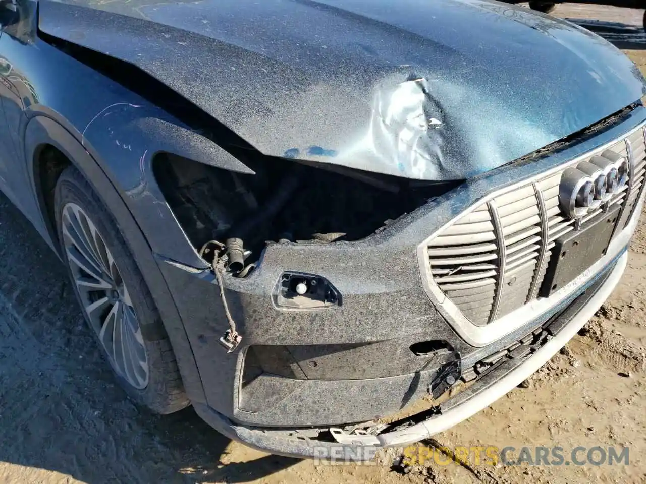 9 Photograph of a damaged car WA1VAAGE1KB007695 AUDI E-TRON 2019