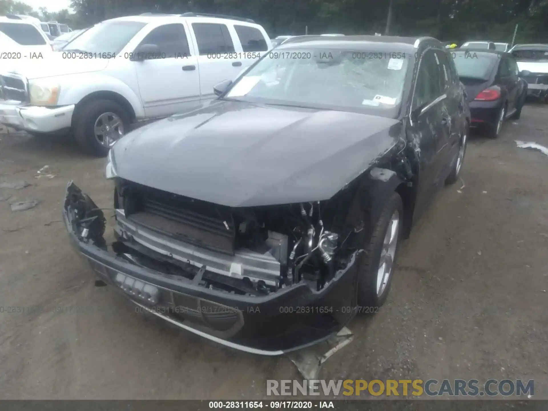 2 Photograph of a damaged car WA1VAAGE2KB010055 AUDI E-TRON 2019