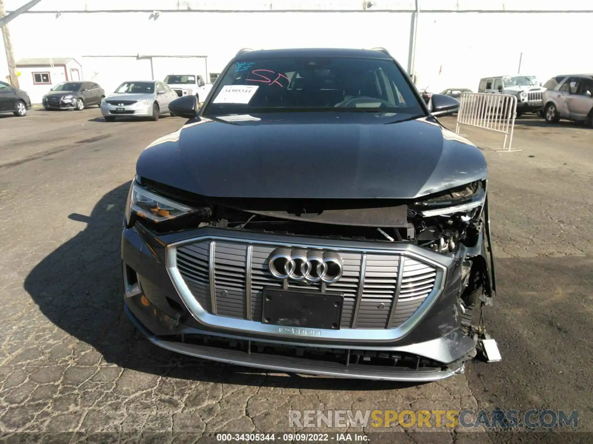 6 Photograph of a damaged car WA1VAAGE3KB005866 AUDI E-TRON 2019