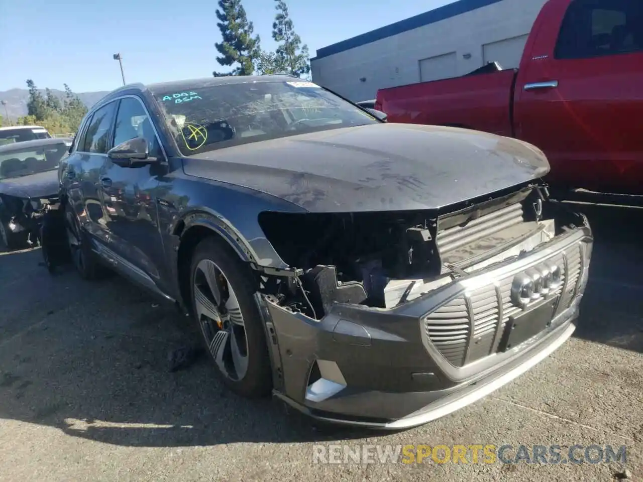 1 Photograph of a damaged car WA1VAAGE3KB006712 AUDI E-TRON 2019