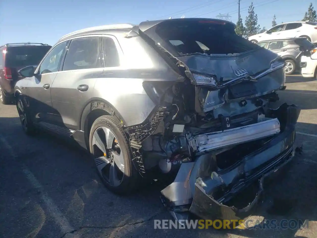 3 Photograph of a damaged car WA1VAAGE3KB006712 AUDI E-TRON 2019