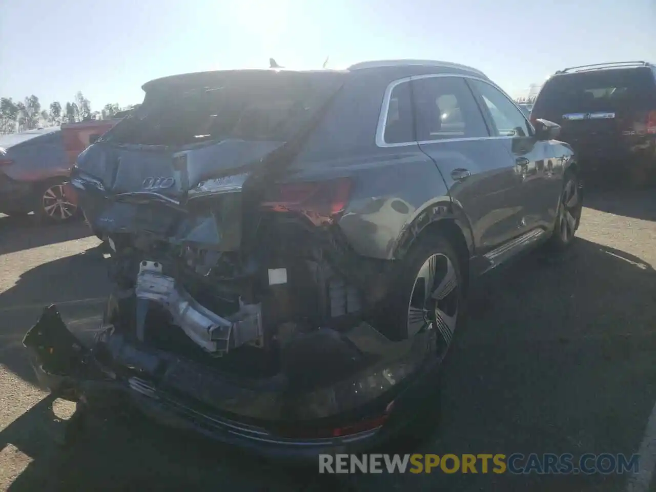 4 Photograph of a damaged car WA1VAAGE3KB006712 AUDI E-TRON 2019