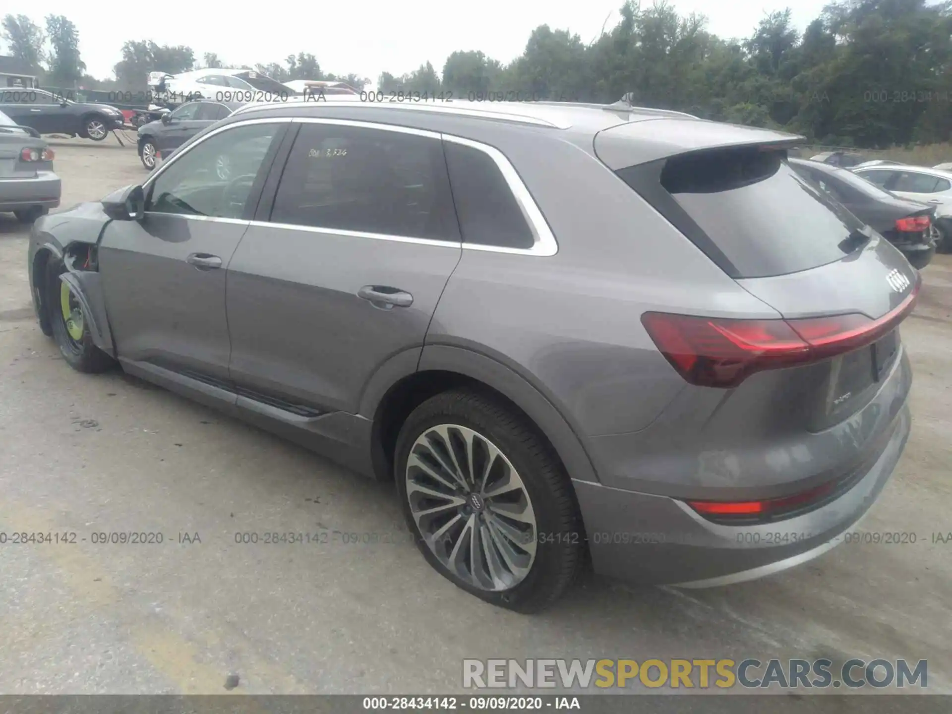 3 Photograph of a damaged car WA1VAAGE3KB008136 AUDI E-TRON 2019