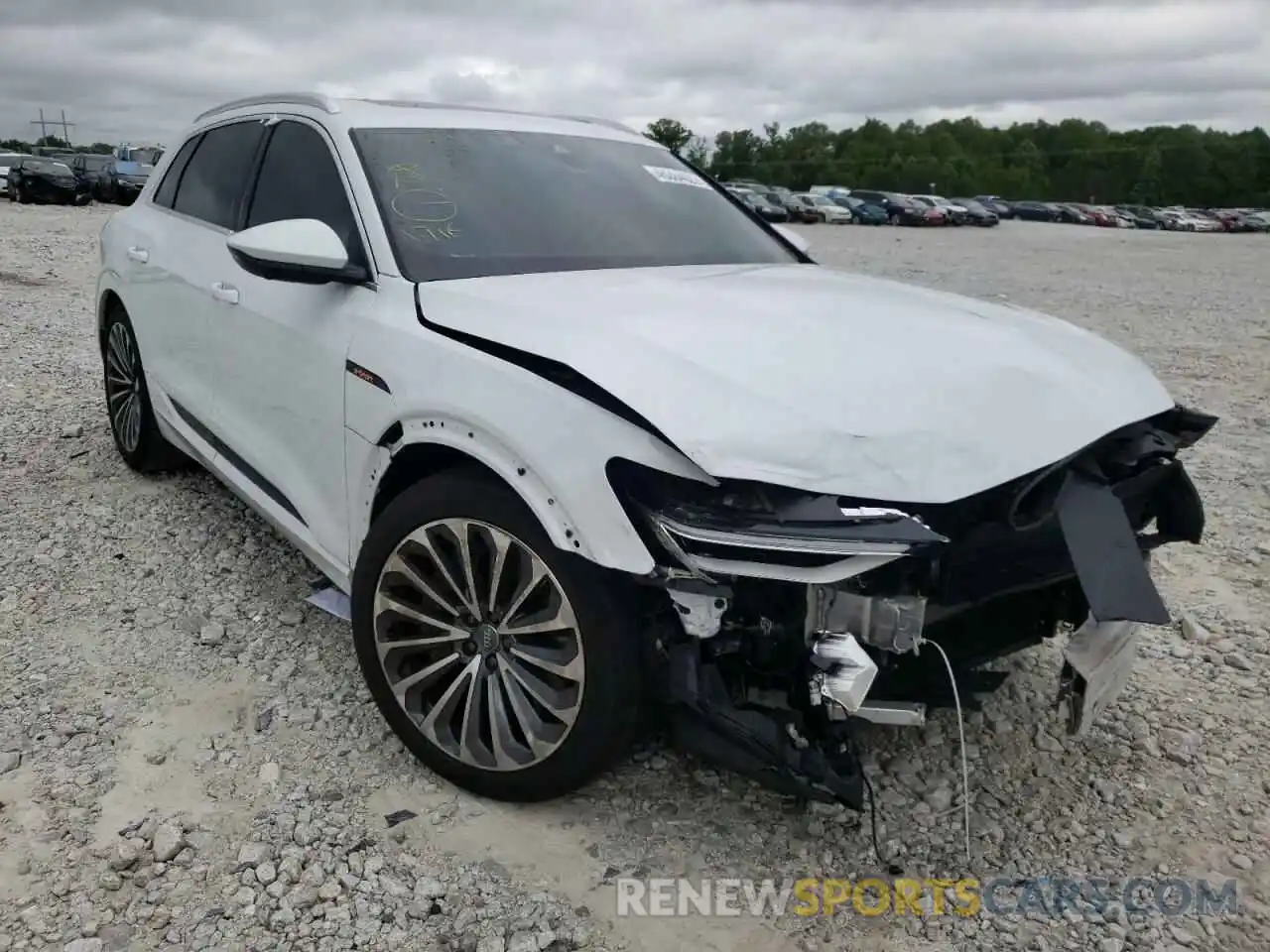 1 Photograph of a damaged car WA1VAAGE3KB022487 AUDI E-TRON 2019