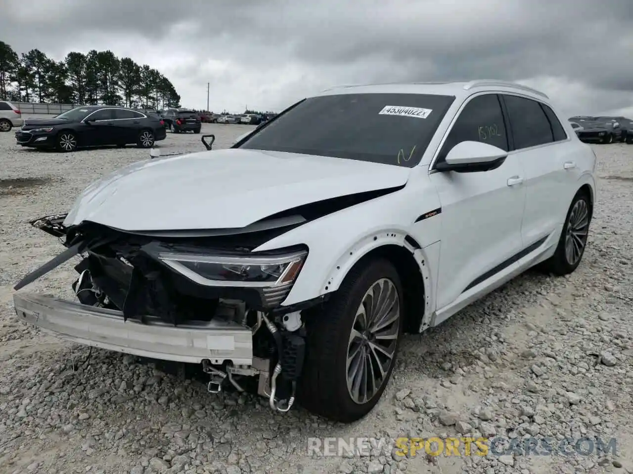 2 Photograph of a damaged car WA1VAAGE3KB022487 AUDI E-TRON 2019