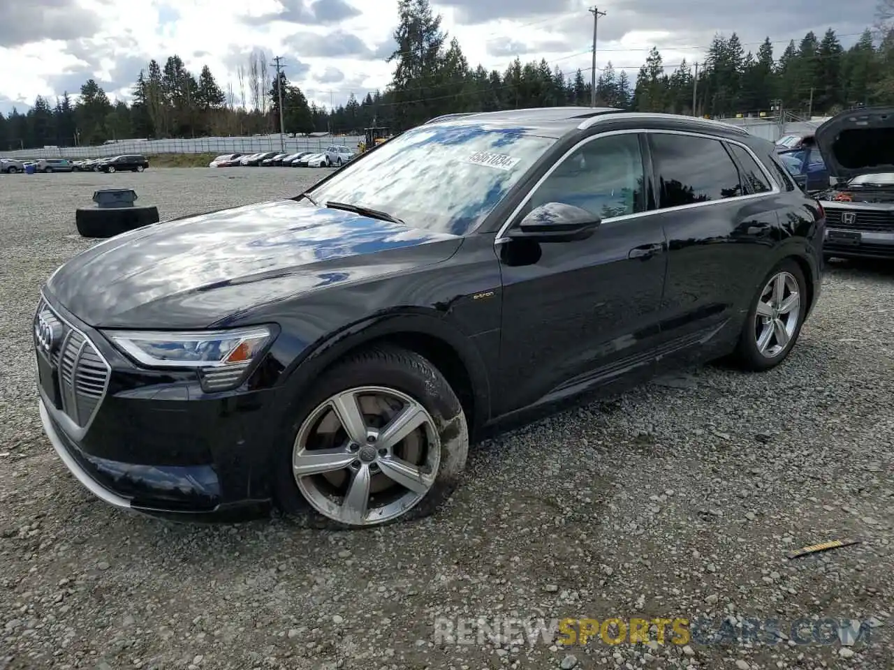 1 Photograph of a damaged car WA1VAAGE5KB008770 AUDI E-TRON 2019