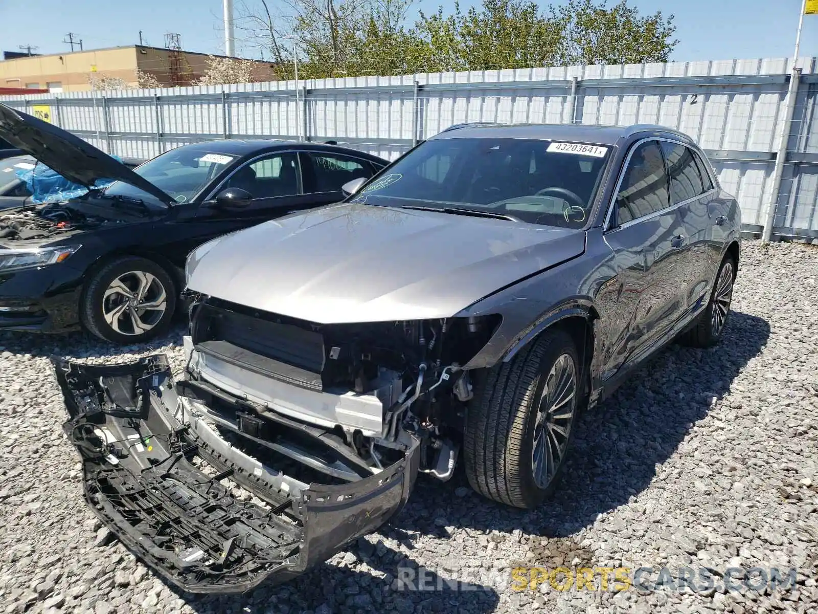 2 Photograph of a damaged car WA1VAAGE5KB010244 AUDI E-TRON 2019