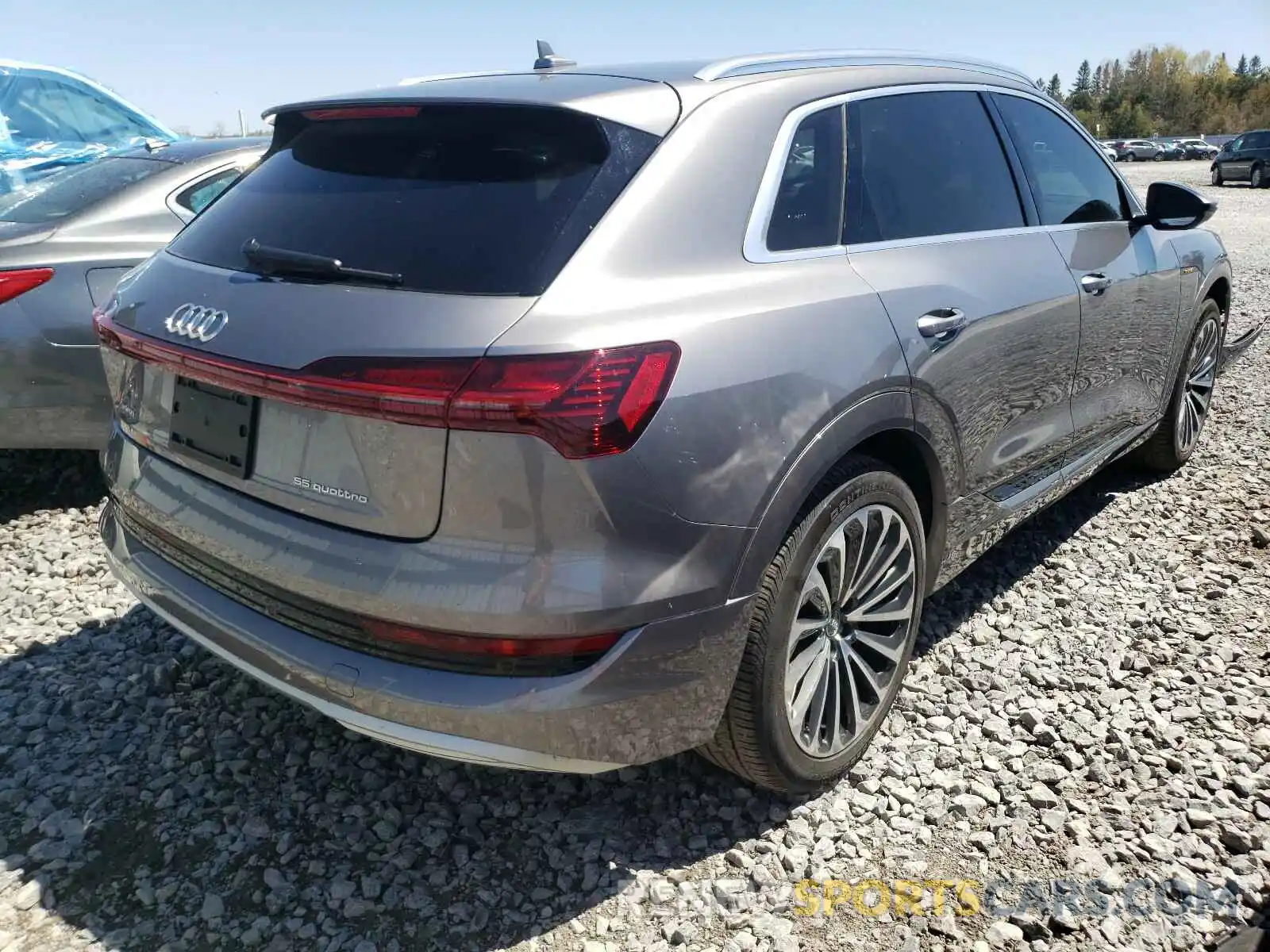 4 Photograph of a damaged car WA1VAAGE5KB010244 AUDI E-TRON 2019