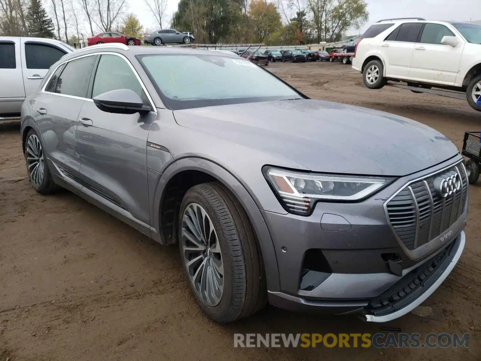 1 Photograph of a damaged car WA1VAAGE6KB006476 AUDI E-TRON 2019